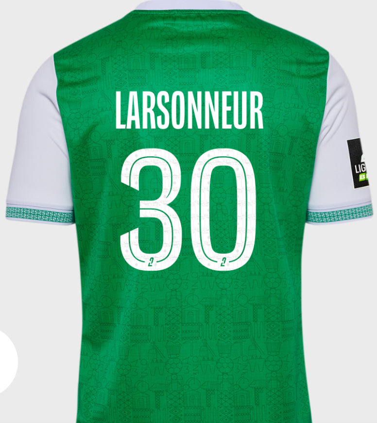 Flocage Officiel AS Saint-Étienne 2025/26 – LARSONNEUR #30