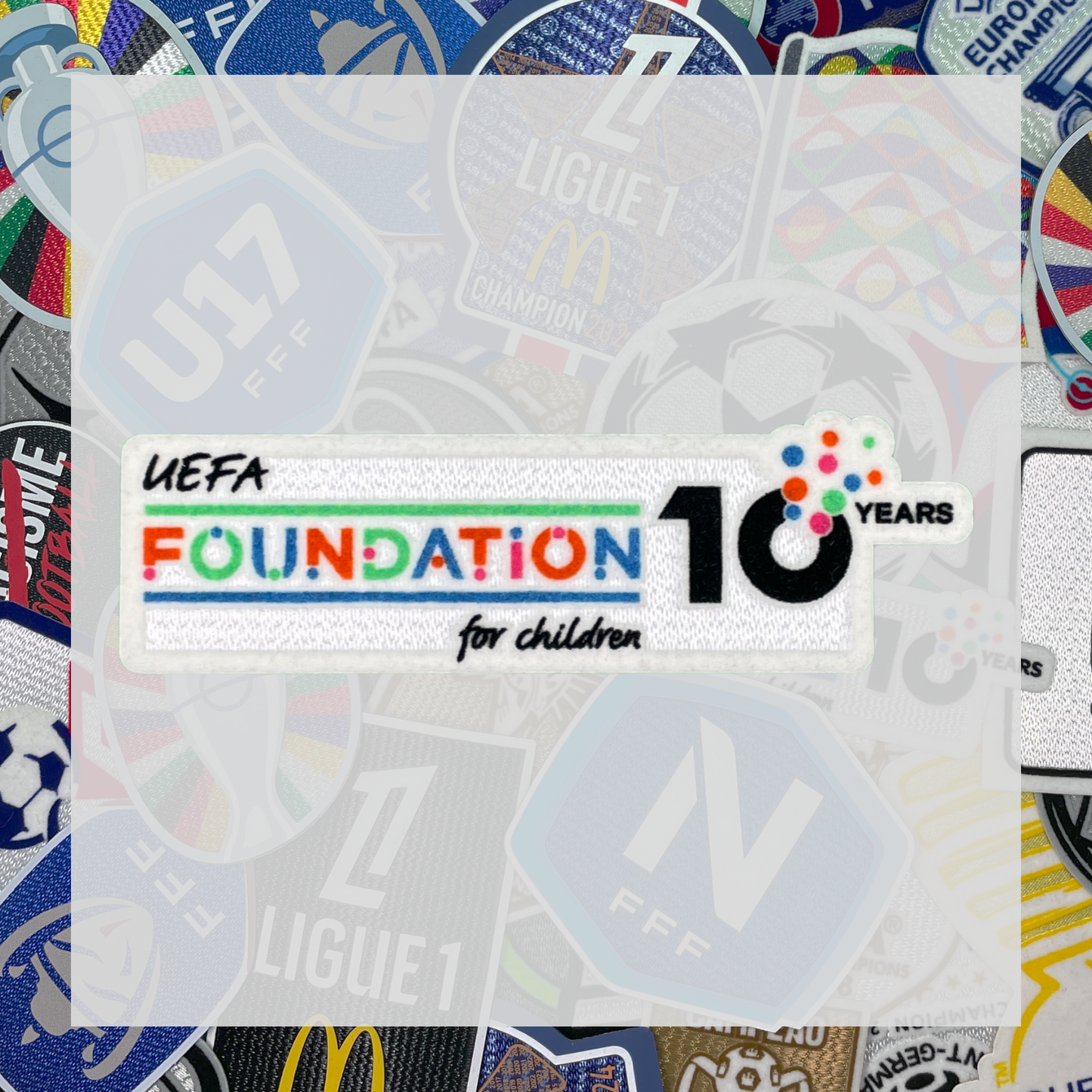 Patch UEFA FONDATION 10Y Adulte